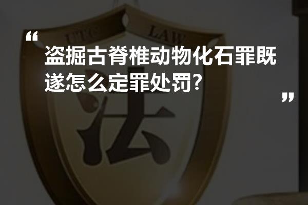 盗掘古脊椎动物化石罪既遂怎么定罪处罚?