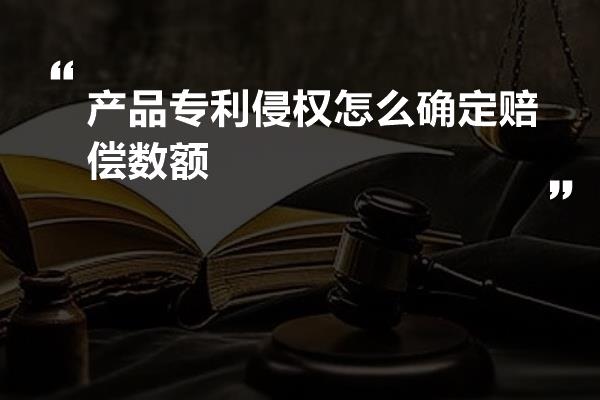 产品专利侵权怎么确定赔偿数额