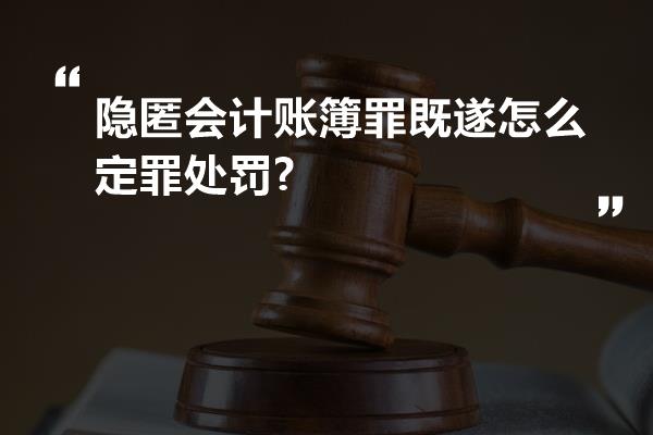 隐匿会计账簿罪既遂怎么定罪处罚?