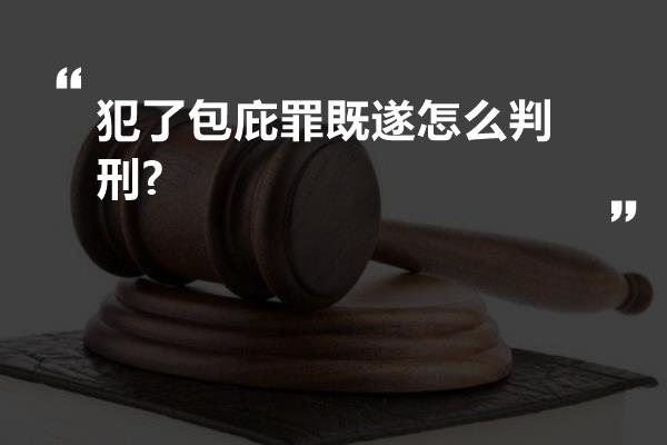 犯了包庇罪既遂怎么判刑?