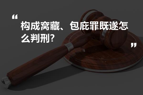 构成窝藏、包庇罪既遂怎么判刑?