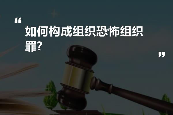 如何构成组织恐怖组织罪?