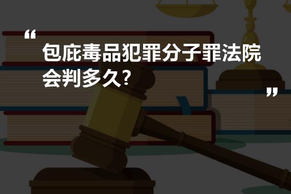 包庇毒品犯罪分子罪法院会判多久?