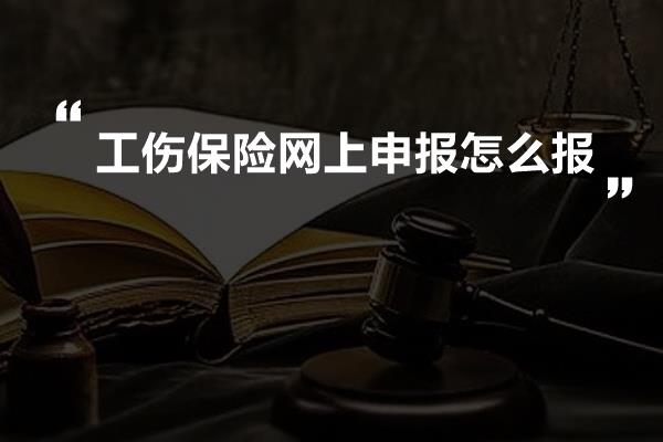 工伤保险网上申报怎么报